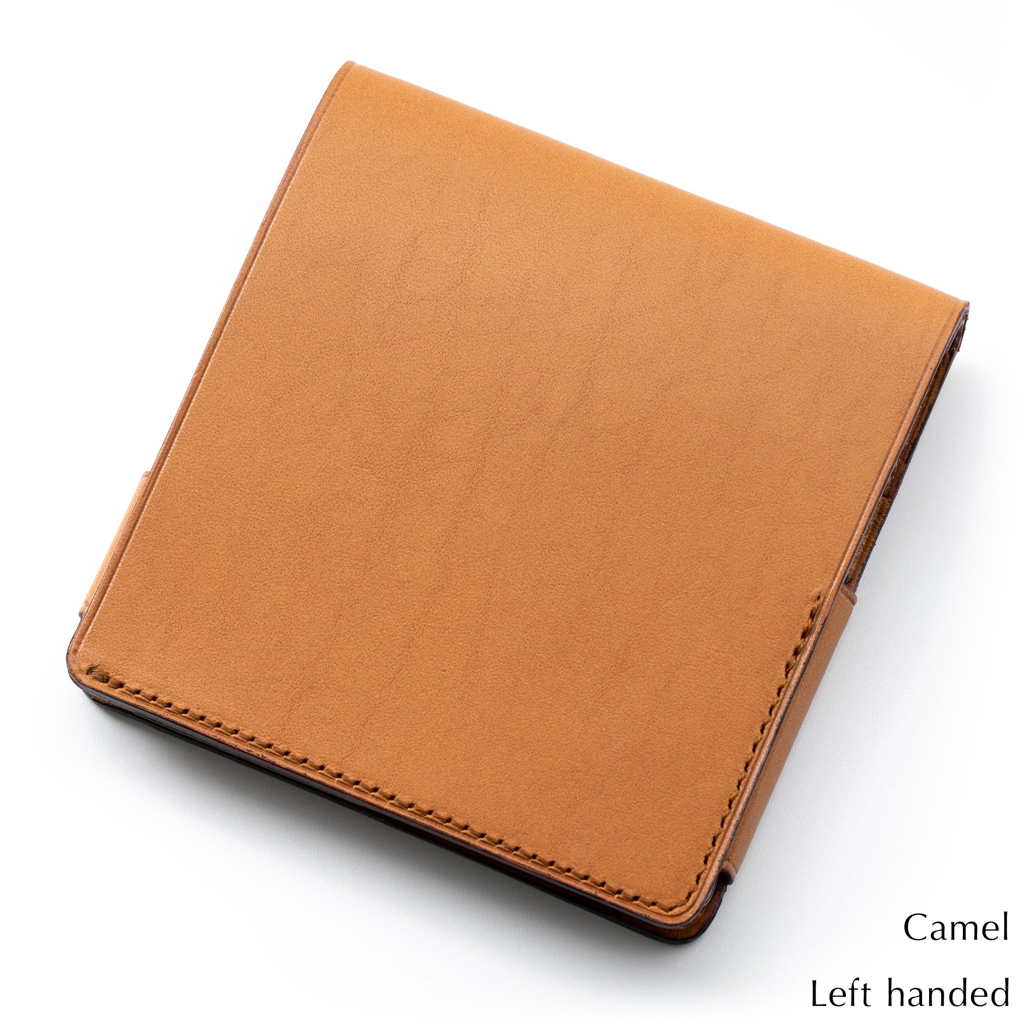 Camel　左利き：小さい薄い財布Hitoe Fold -Liscio- 