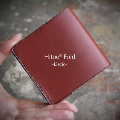 動画：小さい薄い財布Hitoe Fold -Liscio- 